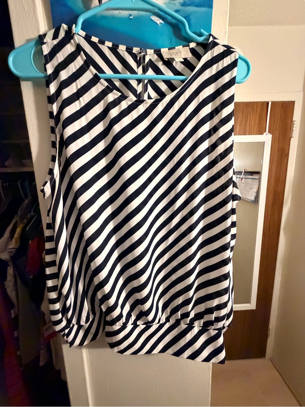 LOFT Striped blouse